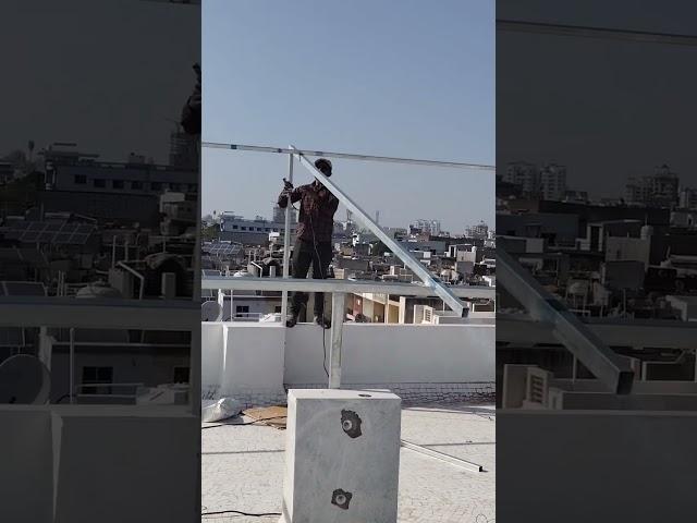 Solar panels installation #solarpanelsystem #renewableenergy #solarsystem #electrical #solarpanels
