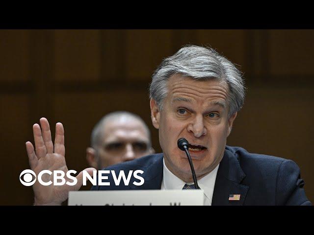 FBI Director Christopher Wray testifies before Senate Judiciary Committee | full video