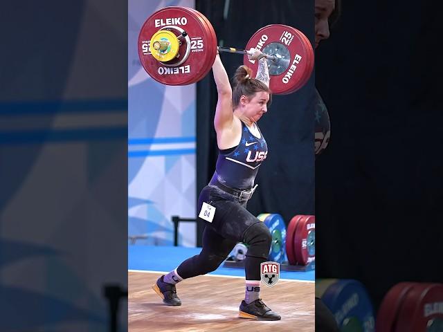 Kate Vibert (71kg ) 138kg / 304lbs C&J ! #cleanandjerk #weightlifting #slowmotion