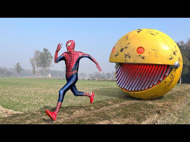 PACMAN vs SPIDERMAN Compilation Video 2023