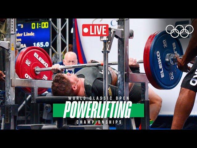  LIVE Powerlifting World Classic Open Championships | Men's 93kg & Women's 76kg Group A