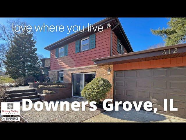 DOWNERS GROVE, ILLINOIS! DYNAMIC, SPACIOUS INTERIOR! BEST HOME! 412 BUNNING DR., DOWNERS GROVE, IL.