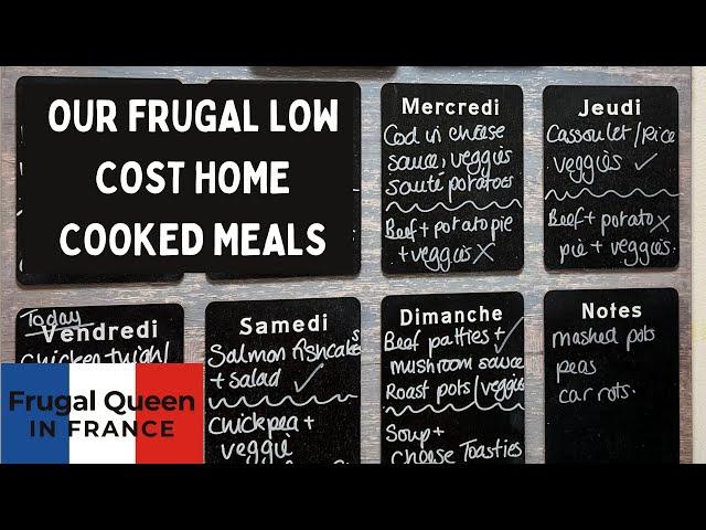 Our frugal low cost home cooked meals #chatgpt #mealsoftheweek #frugal