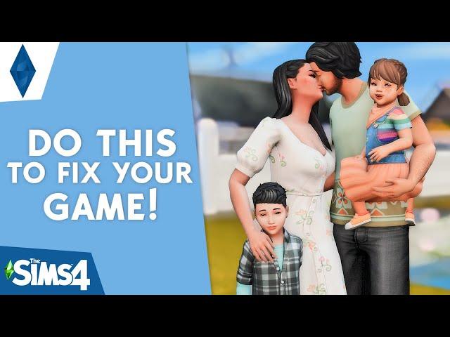 DO THIS TO FIX THE SIMS 4! Simple Fix For Crashes, Lag, Forever Loading Screens & More!