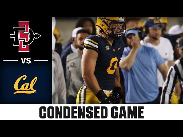 San Diego State vs. Cal Condensed Game | 2024 ACC Football