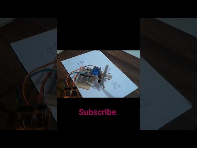 autonomous pen plotter based on arduino #arduino #howtomake #robot #invetions