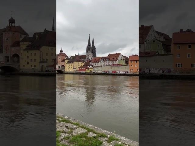 ️ Beautiful places in the world: Old Town Regensburg #shorts