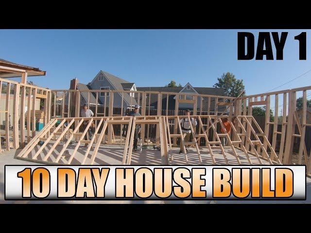 10 Day House Build: Day 1 - Snap, Plate, Detail, Framing!