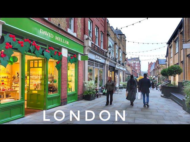 London Walk  London Christmas Preparations 2024    London Chelsea to Regent Street via Belgravia