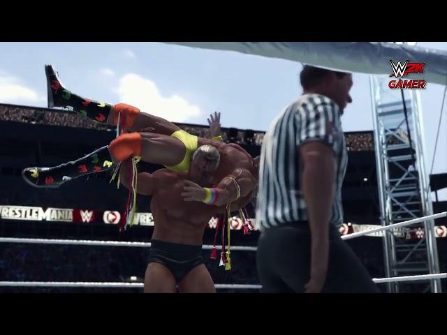 Lex Luger vs Ultimate warrior - WWE 2K24 Gameplay - 21 Dec 2024