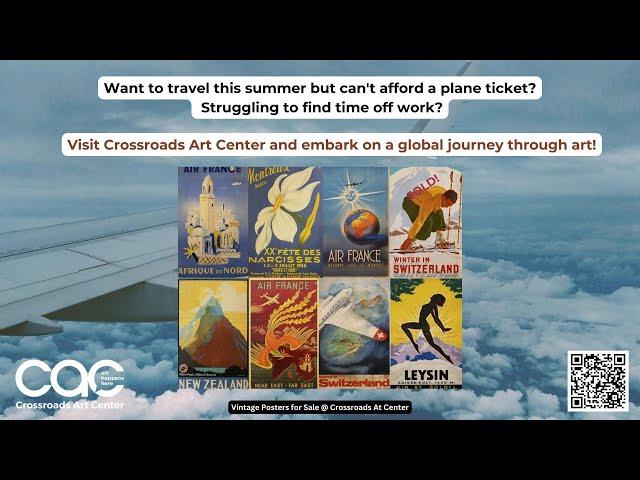 Travel with Crossroads Art Center!