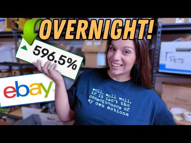 How to Increase eBay Sales OVERNIGHT! The Experiment That WORKED!