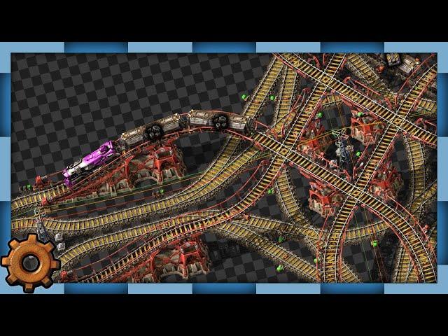 Factorio Blueprint: The AutoRail.