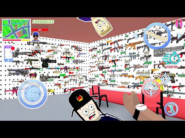 DUDE THEFT WARS - Buying All Weapons and Locations This New Update (Rail Gun, Sniper Rifle & more)