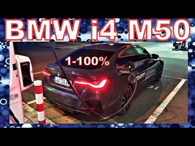 BMW i4 M50400V ausgereiztLadeleistung/Ladekurve