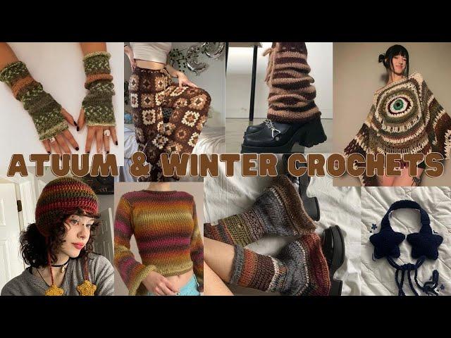 54 things to crochet to fill you winter/autuum closet with! *beginner friendly*