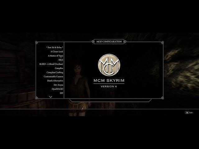 Skyrim LE Modding #2: New Game MCM Settings