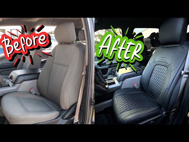 The BEST Leather Seat Covers For Your Ford F150!