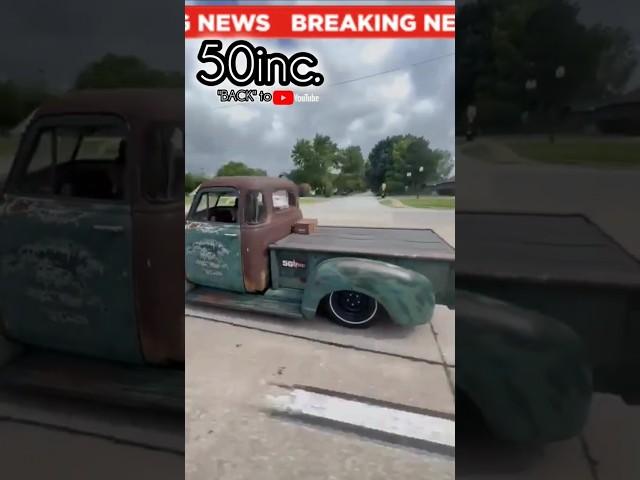 OLDER model PICKUP truck DRIVING in REVERSE  #lourencofamily #50inc #subscribe