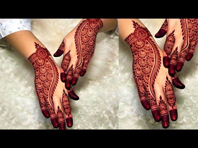 New Most Gorgeous And Stylish Mehndi Design || henna by sadia