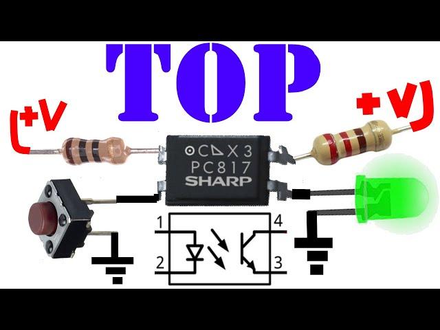 TOP 5 Circuitos Electronicos OPTO Transistor