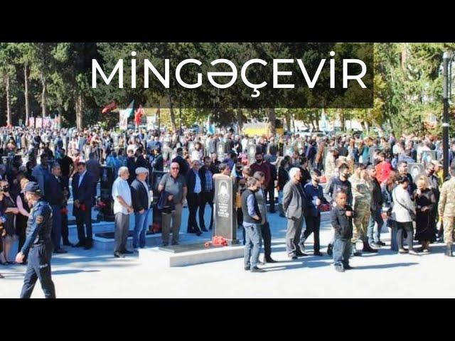 Mingəçevir Şəhidlər Xiyabanı 1 dəqiqəlik sükut 27.09.2021