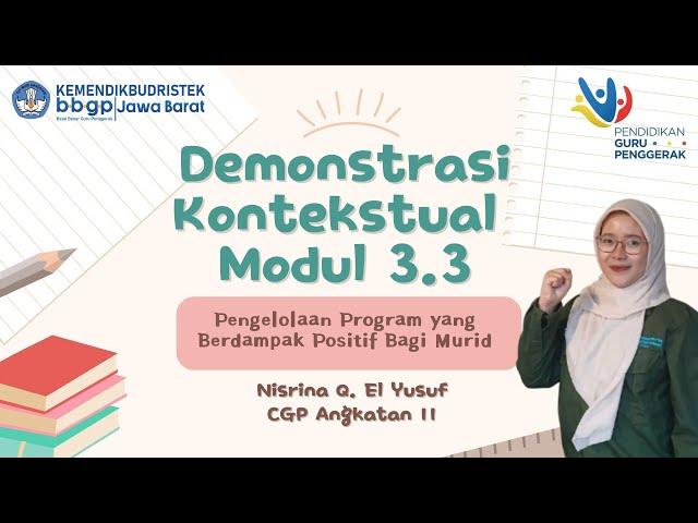 Demonstrasi Kontekstual Modul 3.3