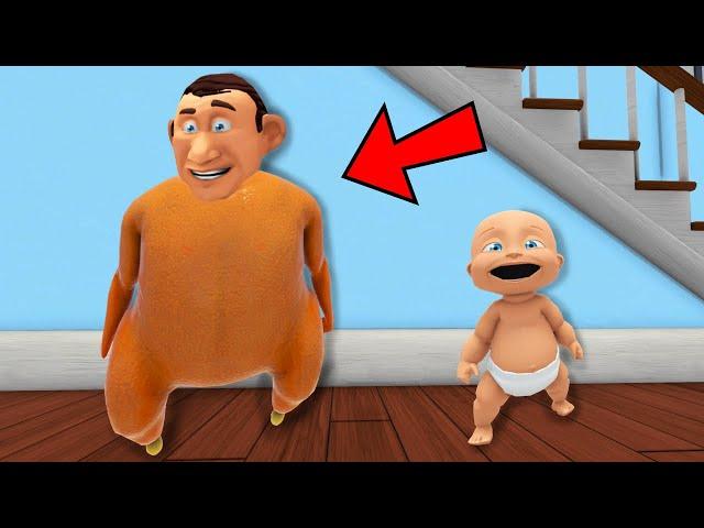 Baby Turns EVIL Daddy Into a CHICKEN!