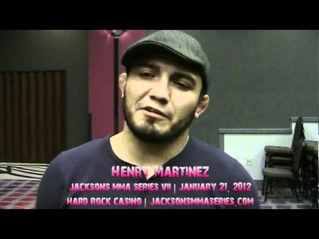 Henry Martinez - Jackson's MMA Series 7 Press Confernence