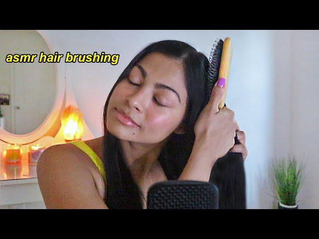 FINALLY TRYING ASMR HAIR BRUSHING FOR THE FIRST TIME & I HOPE YOU LIKE IT LOL!