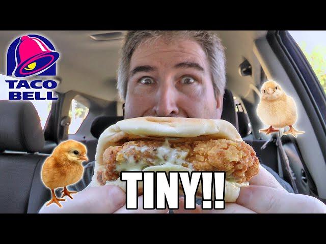 A TOTALLY HONEST Taco Bell Crispy Chicken Sandwich Taco REVIEW 