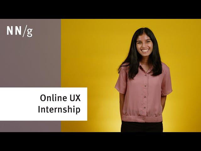 First Online UX Internship