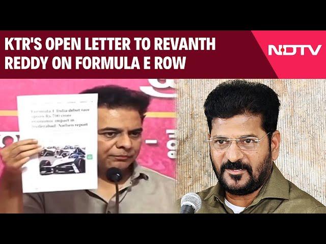 Telangana News | KTR's Open Letter To Revanth Reddy On Formula E Row: "If You Have Courage"