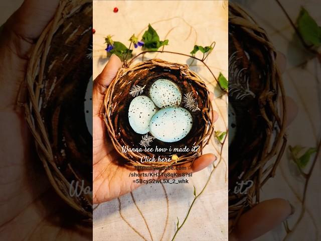 Watercolor Birds nest & eggs | Easy Watercolor painting ideas #watercolorforbeginners