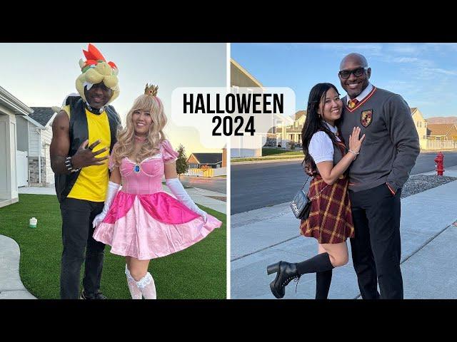 Halloween Parties (+GRWM) & Husband Reaction to my Princess Peach Costume - Utah USA Vlog