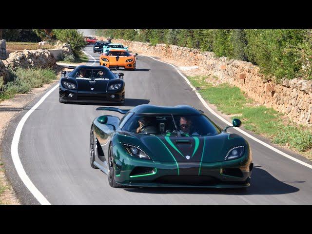 Supercar Owners Circle 2024 PUGLIA - HYPERCARS ARRIVING DAY1 ( Zonda MY, Burnout CGT, x7 Koenigsegg,