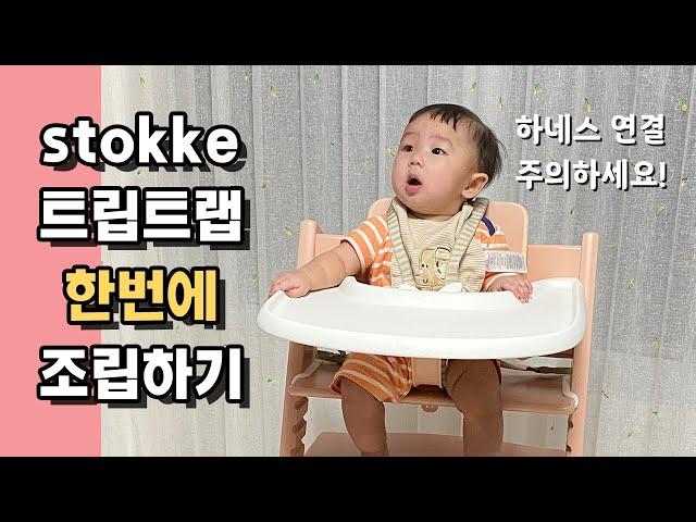 (*** 공식 매뉴얼 X) 스토케 트립트랩 한번에 조립하기 | 스토케 트립트랩 하네스 조립 | stokke tripp trapp harness installation