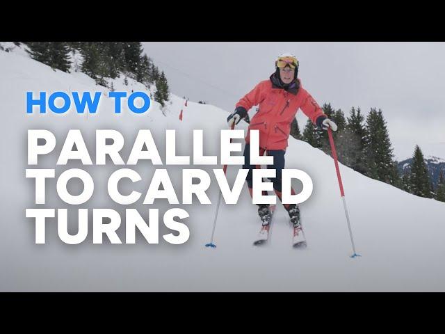 FROM PARALLEL TO CARVED TURNS | Tips for skiers to progress from skidded parallel to carved turns