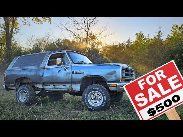 $500 4x4 Dodge RamCharger - Will it run?