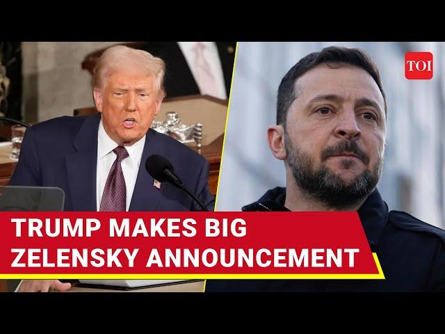 Trump Reads Out Zelensky 'Apology Letter' In Cong Speech; Big Russia-Ukraine Announcement