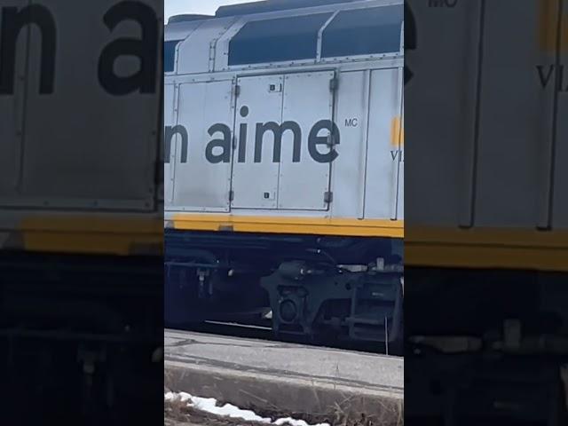 VIA 6436 Getting ready to be Turned into VIA 76 At Windsor VIA Station March 16, 2023