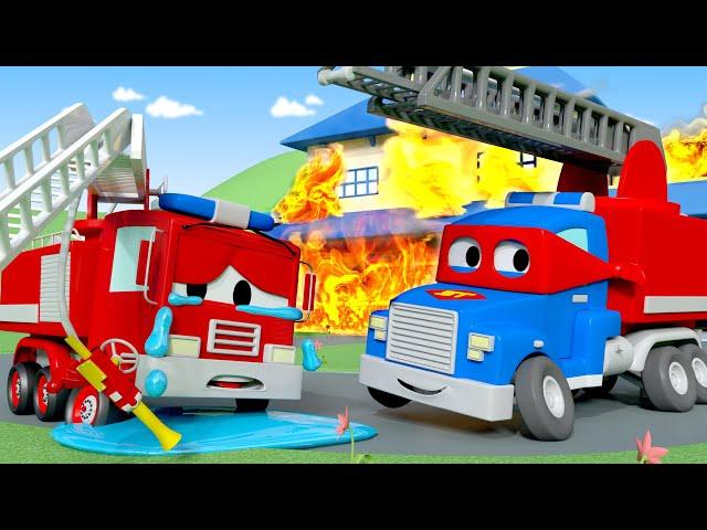 Carl der Super Truck - Carl das Feuerwehrauto - Autopolis  Lastwagen Zeichentrickfilme für Kinder