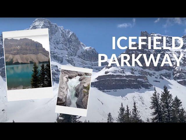 ICEFIELD PARKWAY   ONE OF THE MOST SCENIC HIGHWAY IN THE WORLD   AT BANFF NATIONAL PARK