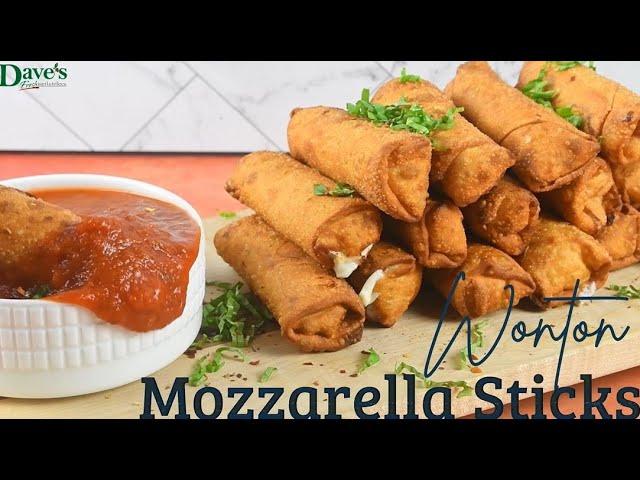 Wonton Mozzarella Sticks