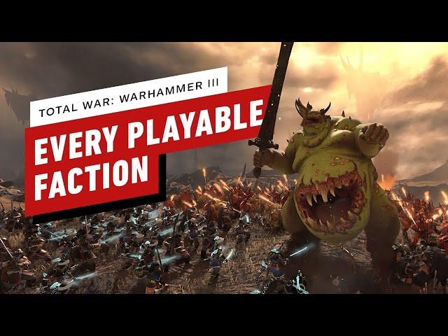 Every Playable Faction in Total War: Warhammer III