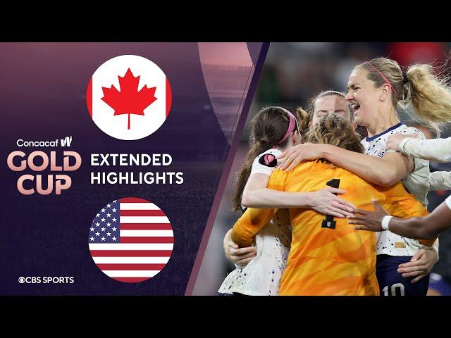 Canada vs. United States: Extended Highlights | CONCACAF W Gold Cup I CBS Sports Attacking Third