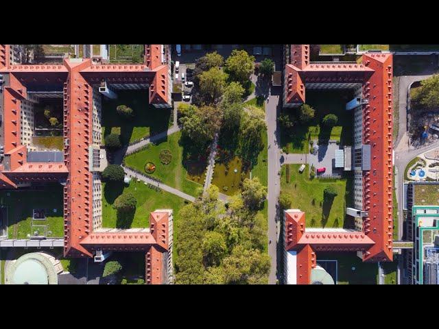 University Hospital Freiburg from a bird's eye view 