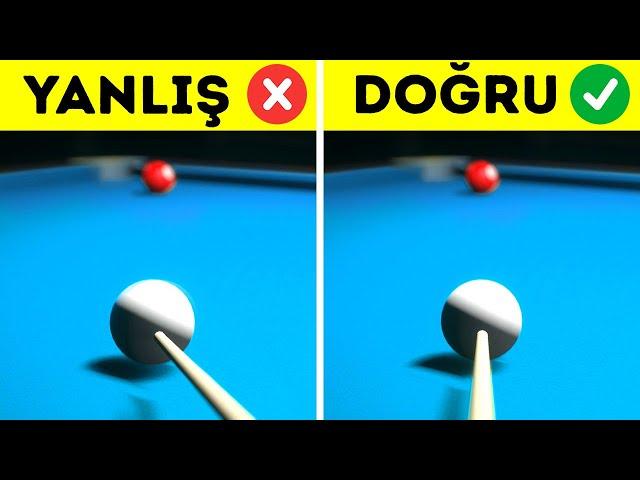 Hemen Bilardo Oynamayı Öğrenin | Yeni Başlayanlar İçin Kısa ve Çok Kolay Bir Eğitim