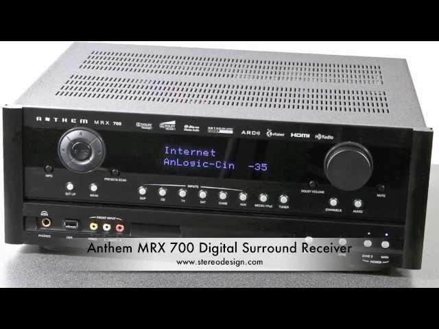 Stereo Design Anthem MRX 700 Digital Surround Processor in HD (Classic)