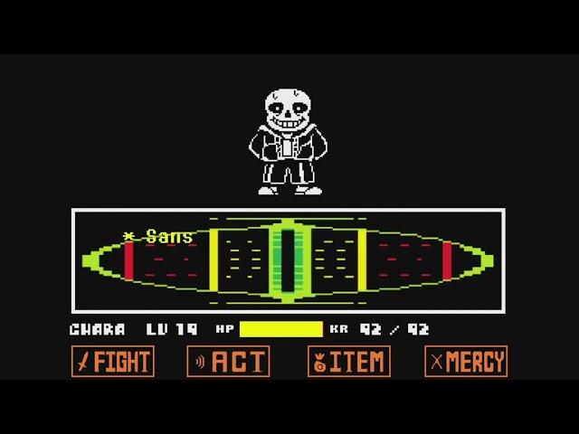 Sans Fight But Reality Check Through the Skull